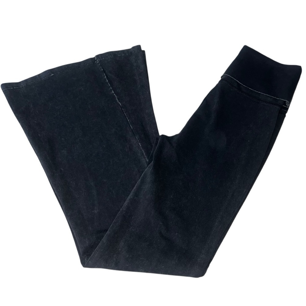 NWOT OFFline Aerie The Hugger High-Waist Super Flare Washed Black Legging XS
